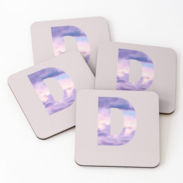 Item preview,  Letra D nube morada y rosa designed and sold by AGDesignstore.