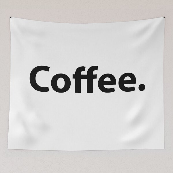 Item preview, Coffee Simple Text Caffeine designed and sold by TravelScientist.