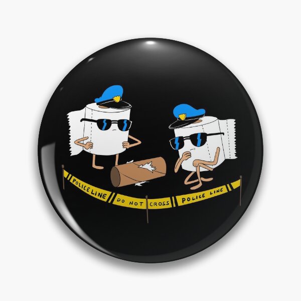 Item preview, Police line designed and sold by Mindangos Art Collective.