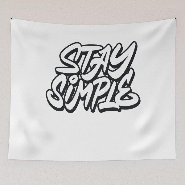 Item preview, Stay simple designed and sold by Zagach Letters.