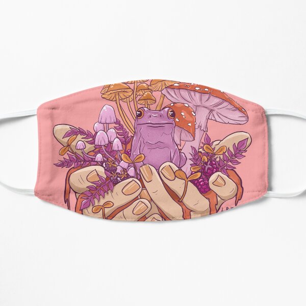 Sapphic Toadstool Frog Handful Flat Mask