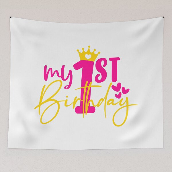 Item preview, My 1st birthday designed and sold by purpleblobart.