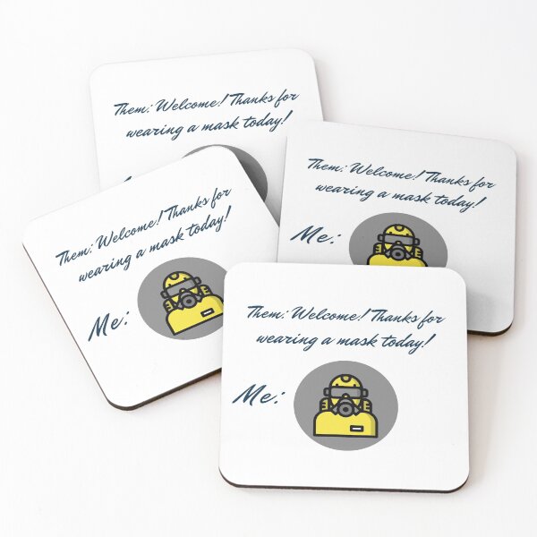 Item preview, Them: Welcome! Thanks for wearing a mask today! designed and sold by PandemicLife.