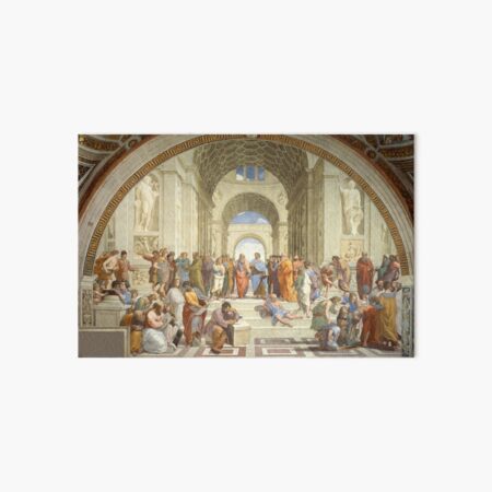 The School of Athens, Raphael Masterpiece Art Board Print