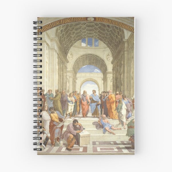 Artikelvorschau, Die Schule von Athen, Platon & Aristoteles, Raphael Meisterwerk entworfen und verkauft von ScienceSource.