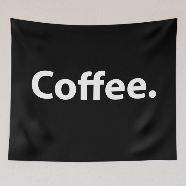 Item preview, Coffee Simple Text Caffeine designed and sold by TravelScientist.