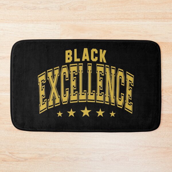 Item preview, Black and Gold - Black Excellence Five Stars Statement designed and sold by 4wordsmovement.