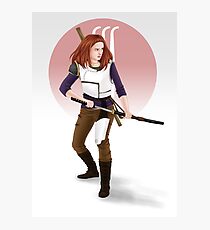 The Girl Who Waited Photographic Print