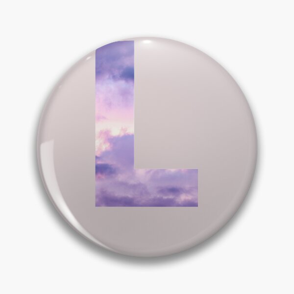 Item preview,  letter l purple and pink cloud  designed and sold by AGDesignstore.