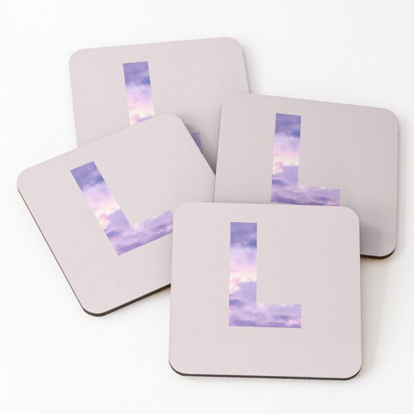 Item preview,  letter l purple and pink cloud  designed and sold by AGDesignstore.