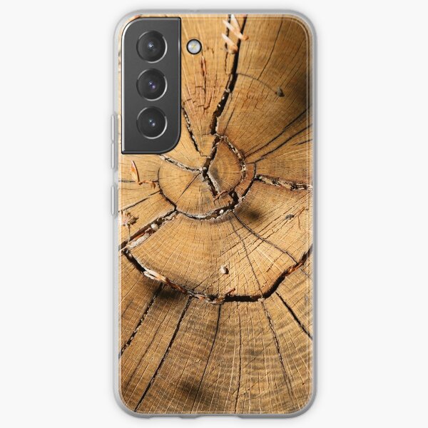 Tree heart texture, design wood photography Samsung Galaxy Soft Case