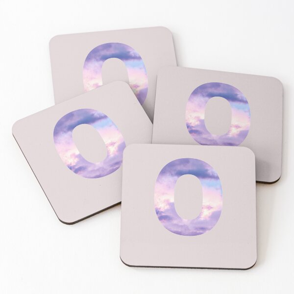 Item preview, letter o purple and pink cloud  designed and sold by AGDesignstore.