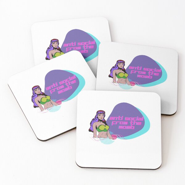 Item preview, Anti Social From The Womb  designed and sold by Okamiyu.
