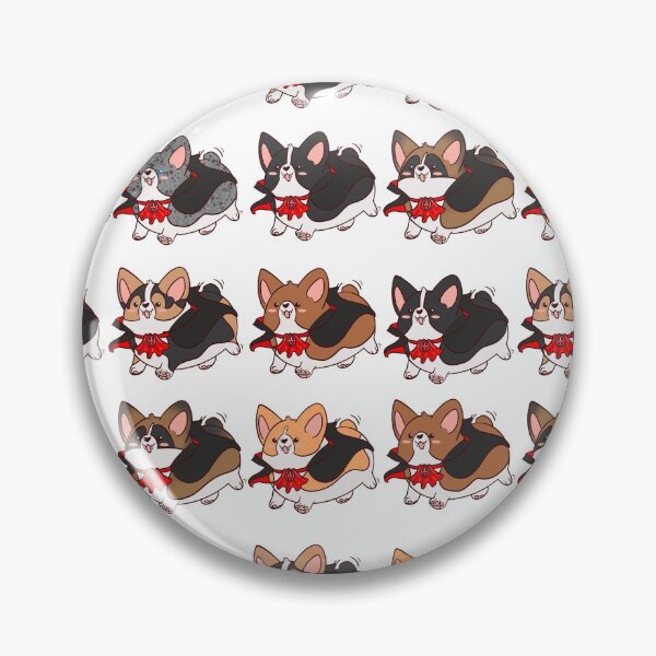 Artikelvorschau, BEGRENZTE AUSGABE: Halloween Vampire Corgi Mixed Pattern entworfen und verkauft von DragonDoll.
