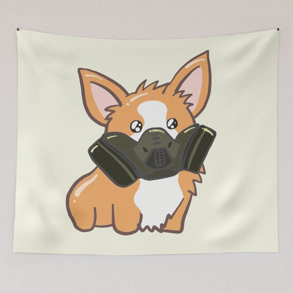 Item preview, Corgi - Hazmat Mask  designed and sold by jenartfart.