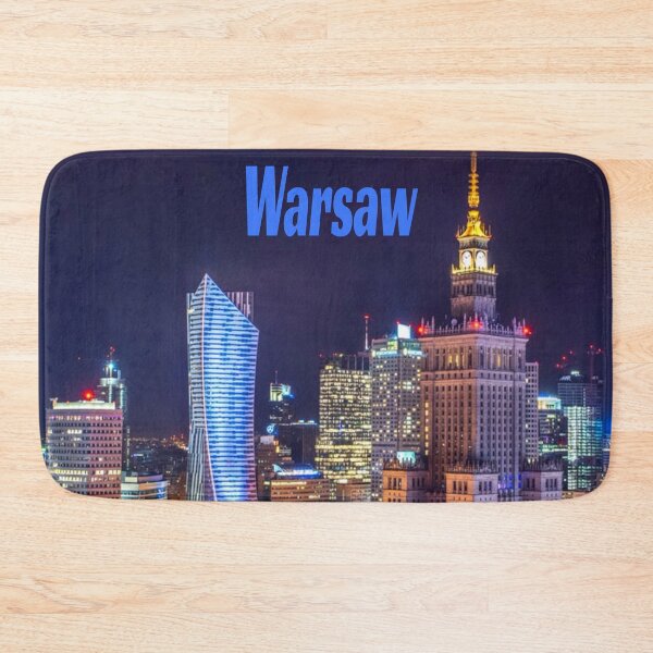Item preview, Warsaw Poland Night Skyline Warsaw Spire  designed and sold by mwagie.