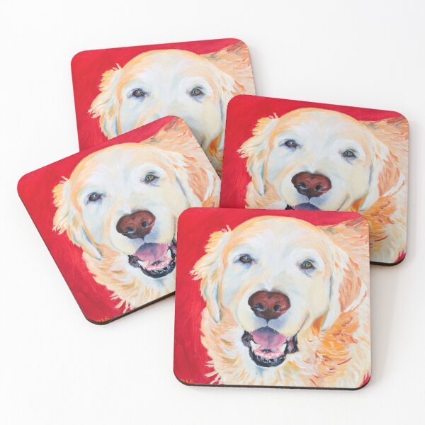 Item preview, Golden Retriever dog: Golden days are happy days designed and sold by Krista Wells.