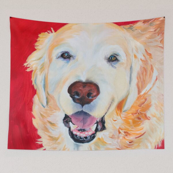 Item preview, Golden Retriever dog: Golden days are happy days designed and sold by Krista Wells.