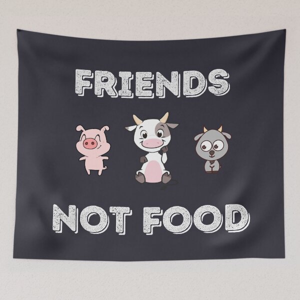 Item preview, Friends not Food | Vegan is Future designed and sold by VeganIsFuture.