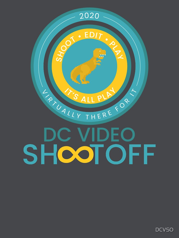 Thumbnail 3 of 3, Fitted V-Neck T-Shirt, 2020 DC Video Shoot Off Theme designed and sold by DCVSO.