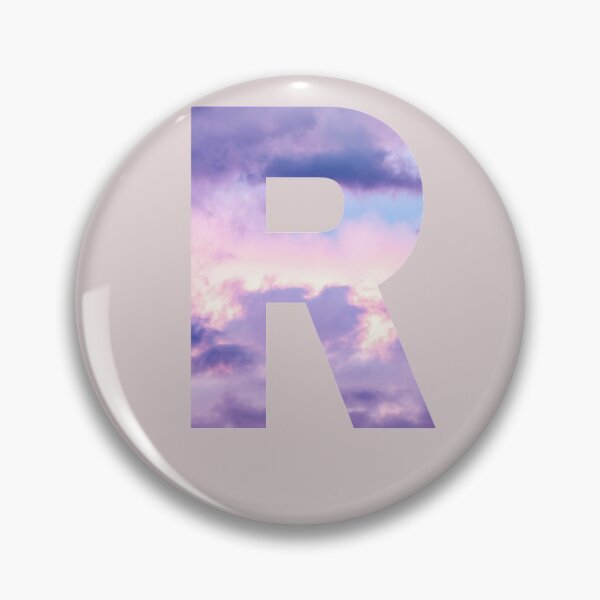 Item preview,  letter r purple and pink cloud  designed and sold by AGDesignstore.