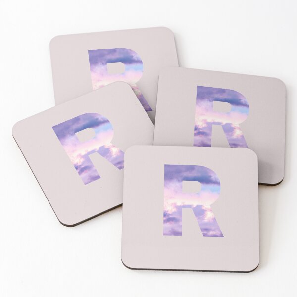 Item preview,  letter r purple and pink cloud  designed and sold by AGDesignstore.