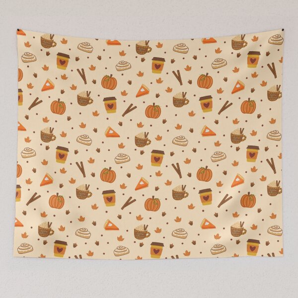 Item preview, Fall Favorites on Peach Beige designed and sold by kwazykwafts.