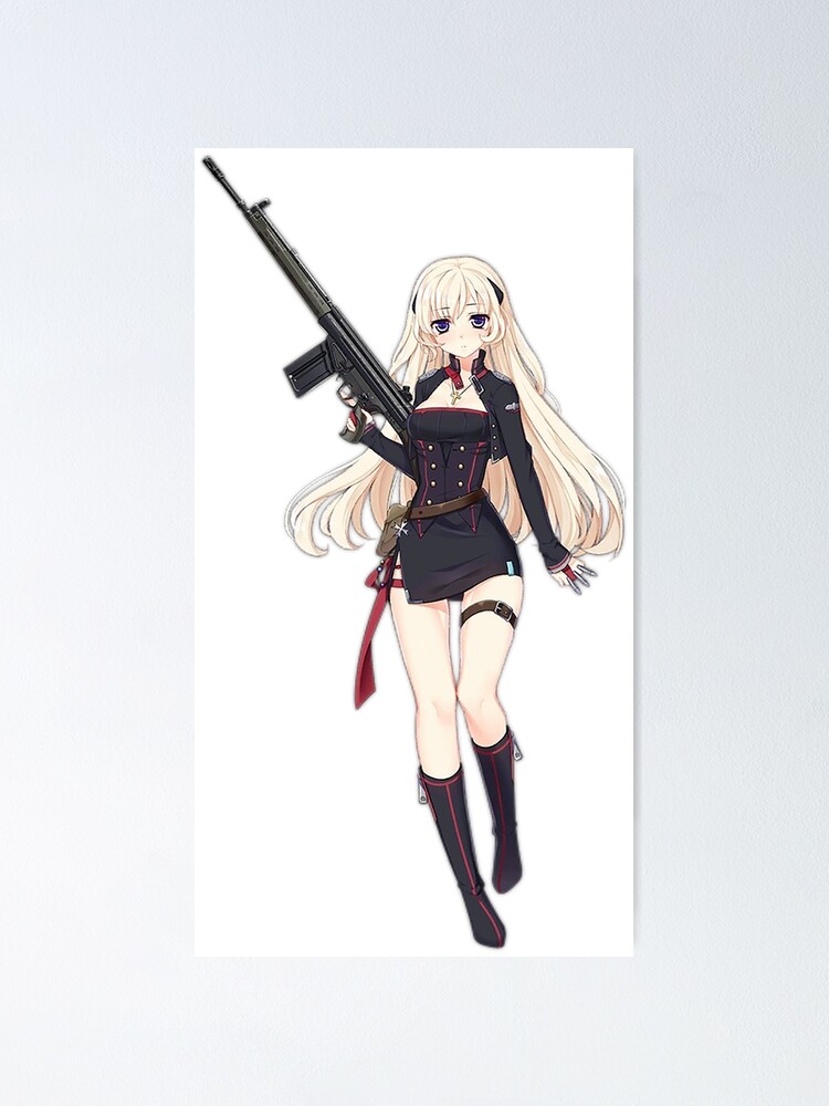 Gr G3 Main Version Girls Frontline Poster By Mangabear Redbubble