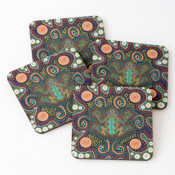 Item preview, Aboriginal Art Frog designed and sold by iamhewho.
