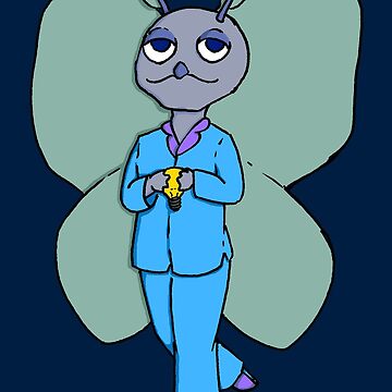 Artwork thumbnail, Goodnight, Mothman by ArtOfFlynn