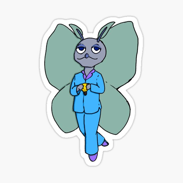 Goodnight, Mothman Sticker