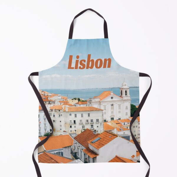 Item preview, Lisbon Portugal Atlantic beaches Red Roofs White Houses designed and sold by mwagie.