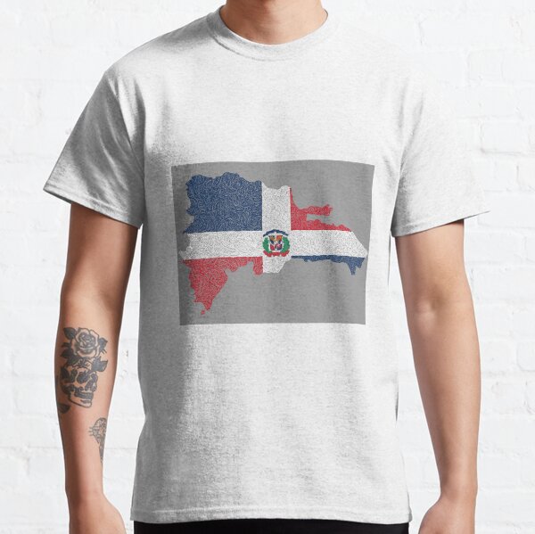 Dominican Republic Map Design Classic T-Shirt