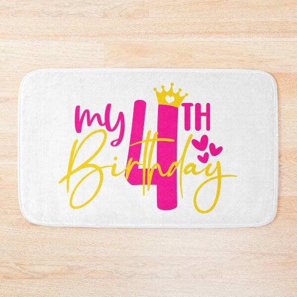 Item preview, My 4th birthday designed and sold by purpleblobart.