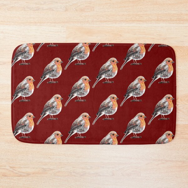 Item preview, Robin Redbreast Ready for Christmas  designed and sold by artbysarahallen.