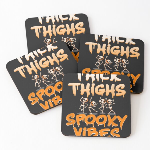 Item preview, Thick Thighs Spooky Vibes Halloween designed and sold by harolhaw.