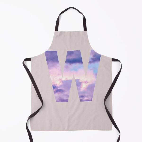 Item preview,   letter w purple and pink cloud  designed and sold by AGDesignstore.