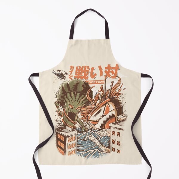 Brocco vs Ramen Kaijus Apron