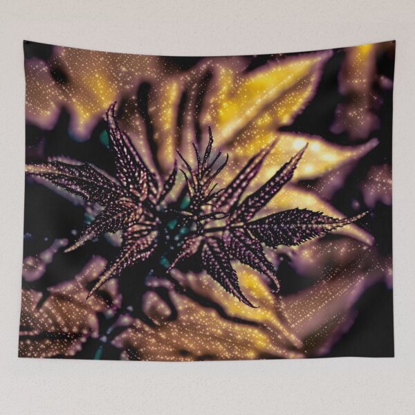 Item preview, Elegant purple and gold plant designed and sold by SulkaCreative.