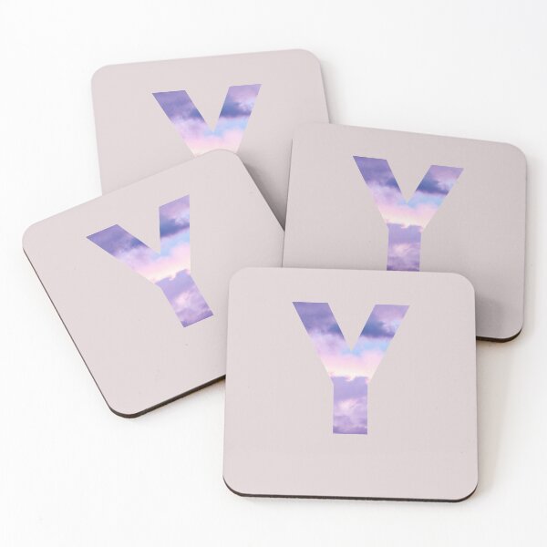 Item preview, letter y purple and pink cloud  designed and sold by AGDesignstore.