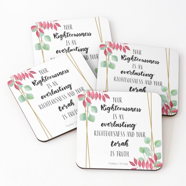 Item preview, Psalms 119:142 Bible Verse Scripture Quote Wall Art Fall Leaves designed and sold by MostHighDesigns.