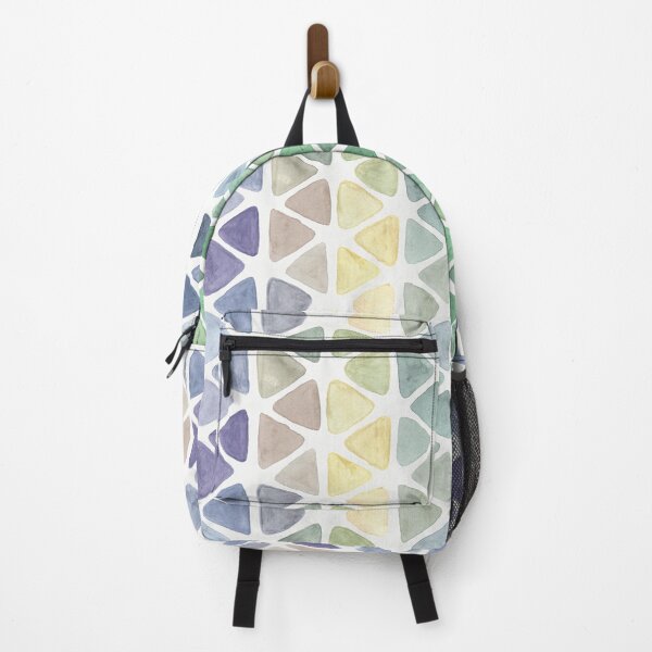 Item preview, A multi-colored watercolor abstract artistic hand painted pattern with real aquarelle paper texture designed and sold by Irnika.