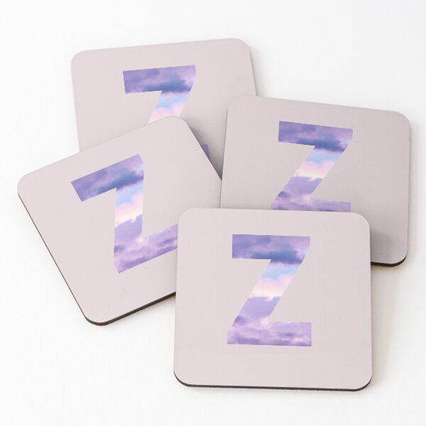 Item preview,  letter z purple and pink cloud  designed and sold by AGDesignstore.