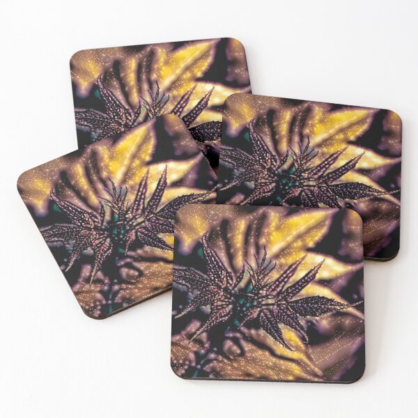 Item preview, Elegant purple and gold plant designed and sold by SulkaCreative.