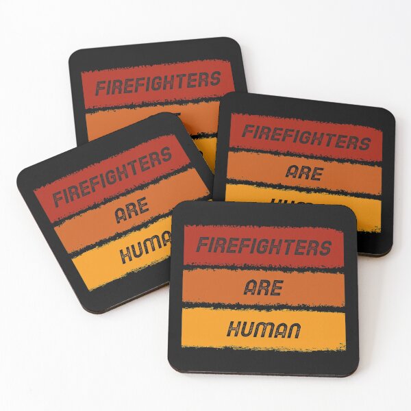 Item preview, Firefighters are human- vintage sunset designed and sold by Firefamily.