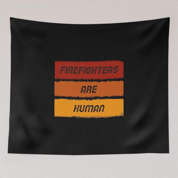 Item preview, Firefighters are human- vintage sunset designed and sold by Firefamily.