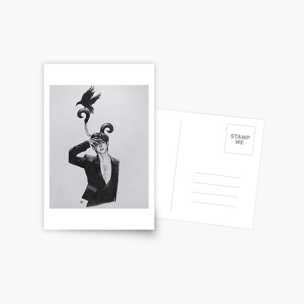Horns ripped Taehyung Postcard