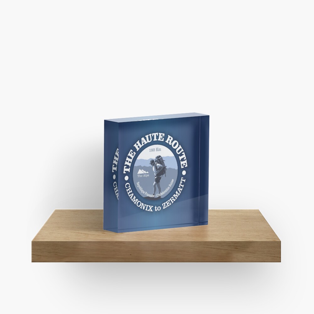 The Haute Route (BG) Acrylic Block