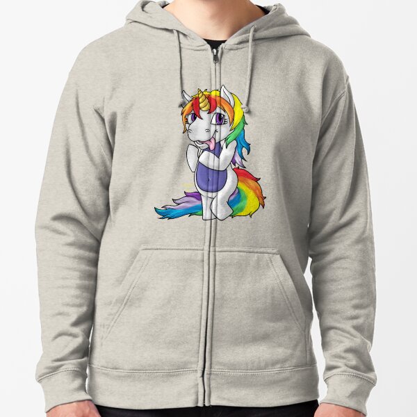 The Original Derpicorn Zipped Hoodie