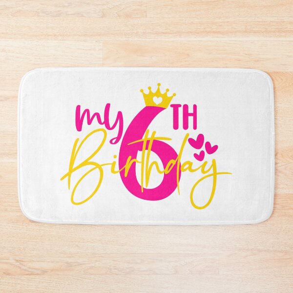 Item preview, My 6th birthday designed and sold by purpleblobart.